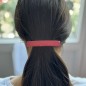 Barrette cheveux émail 9cm - fushia