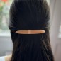Barrette cheveux longue ovale fait main 11cm
