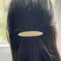 Lot de 2 barrettes cheveux ovale fait main 7cm