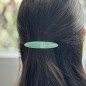 Lot de 2 barrettes cheveux ovale fait main 7cm