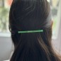 Lot de 2 barrettes cheveux fine fait main 9cm