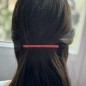 Lot de 2 barrettes cheveux fine fait main 9cm