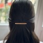 Lot de 2 barrettes cheveux fine fait main 7cm