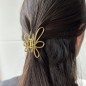 Pince cheveux métal 7cm - doré mat Pince cheveux métal 7cm - doré mat