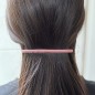 Barrette cheveux longue 10cm chaine strass multicolor - noir Barrette cheveux longue 10cm chaine strass multicolor - noir