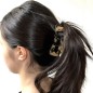 Grande pince cheveux 9.7cm - tortue marron