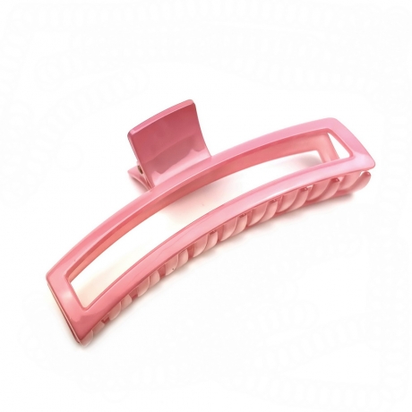 Pince cheveux crabe pour cheveux épais 12cm - rose