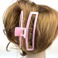 Pince cheveux crabe pour cheveux épais 12cm - rose Pince cheveux crabe pour cheveux épais 12cm - rose