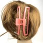 Pince cheveux crabe pour cheveux épais 12cm - corail Pince cheveux crabe pour cheveux épais 12cm - corail