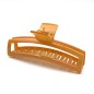 Pince cheveux crabe pour cheveux épais 12cm - orange