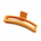 Pince cheveux crabe pour cheveux épais 12cm - orange