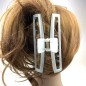 Pince cheveux crabe pour cheveux épais 12cm - bleu clair Pince cheveux crabe pour cheveux épais 12cm - bleu clair