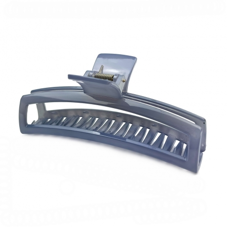 Pince cheveux crabe pour cheveux épais 12cm - bleu gris