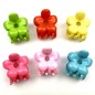 Lot de 2 pinces cheveux crabe fleur - fushia Lot de 2 pinces cheveux crabe fleur - fushia