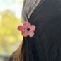 Lot de 2 pinces cheveux crabe fleur - bleu