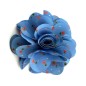 Broche clip fleur motif petites fleurs 8.5cm Broche clip fleur motif petites fleurs 8.5cm
