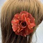 Broche clip fleur motif petites fleurs 8.5cm Broche clip fleur motif petites fleurs 8.5cm