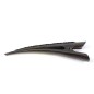 Grande pince cheveux concorde paillette 13cm - argenté