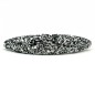 Barrette cheveux paillette ovale - argenté