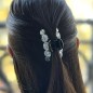 Pince cheveux fantaisie à paillettes 7cm - bleu multi Pince cheveux fantaisie à paillettes 7cm - bleu multi