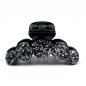 Pince cheveux fantaisie à paillettes 7cm - gris
