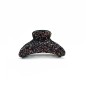Pince cheveux à paillettes 7cm - Mauve