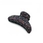 Pince cheveux à paillettes 7cm - Mauve