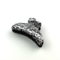 Pince cheveux à paillettes 7cm - argenté Pince cheveux à paillettes 7cm - argenté