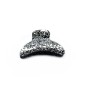 Pince cheveux à paillettes 7cm - argenté Pince cheveux à paillettes 7cm - argenté