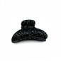 Pince cheveux à paillettes 7cm - noir
