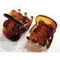 Mini pinces cheveux marron lot de 6pcs 14mm Mini pinces cheveux marron lot de 6pcs 14mm