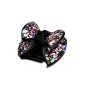Pince cheveux noeud à paillettes 4cm - Multicolore