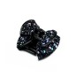 Pince cheveux noeud à paillettes 4cm - Bleu multicolore