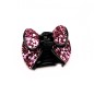 Pince cheveux noeud à paillettes 4cm - Rose Pince cheveux noeud à paillettes 4cm - Rose