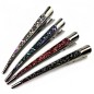 Grande pince cheveux concorde paillette 13cm - noir/argent Grande pince cheveux concorde paillette 13cm - noir/argent