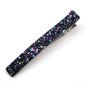 Grande pince cheveux paillettes 12.5cm - bleu multi