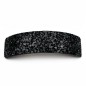 Barrette cheveux paillette incurvée 9.5cm - noir Barrette cheveux paillette incurvée 9.5cm - noir