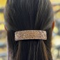 Barrette cheveux paillette incurvée 9.5cm - noir Barrette cheveux paillette incurvée 9.5cm - noir