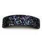 Barrette cheveux paillette incurvée 9.5cm - Bleu multicolore