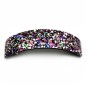 barrette cheveux paillette incurvée 9.5cm - multicolore barrette cheveux paillette incurvée 9.5cm - multicolore