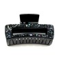 Pince cheveux paillette 8cm - bleu multi