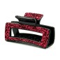 Pince cheveux paillette 8cm - rouge