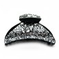 Pince cheveux paillette 9cm - argenté