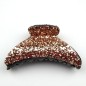 Pince cheveux paillette 9cm - or rose
