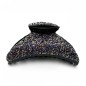 Pince cheveux paillette 9cm - mauve