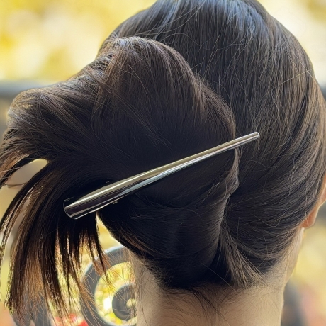 Grande pince cheveux concorde13cm argent