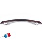 Barrette cheveux classique longue et fine "Made in France" 10.5cmx0.7cm marron