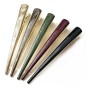 Grande pince cheveux concorde émail 13cm - marron Grande pince cheveux concorde émail 13cm - marron