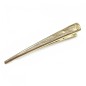 Grande pince cheveux concorde émail 13cm - beige Grande pince cheveux concorde émail 13cm - beige