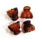 Pinces cheveux marron lot de 6pcs 28mm Pinces cheveux marron lot de 6pcs 28mm
